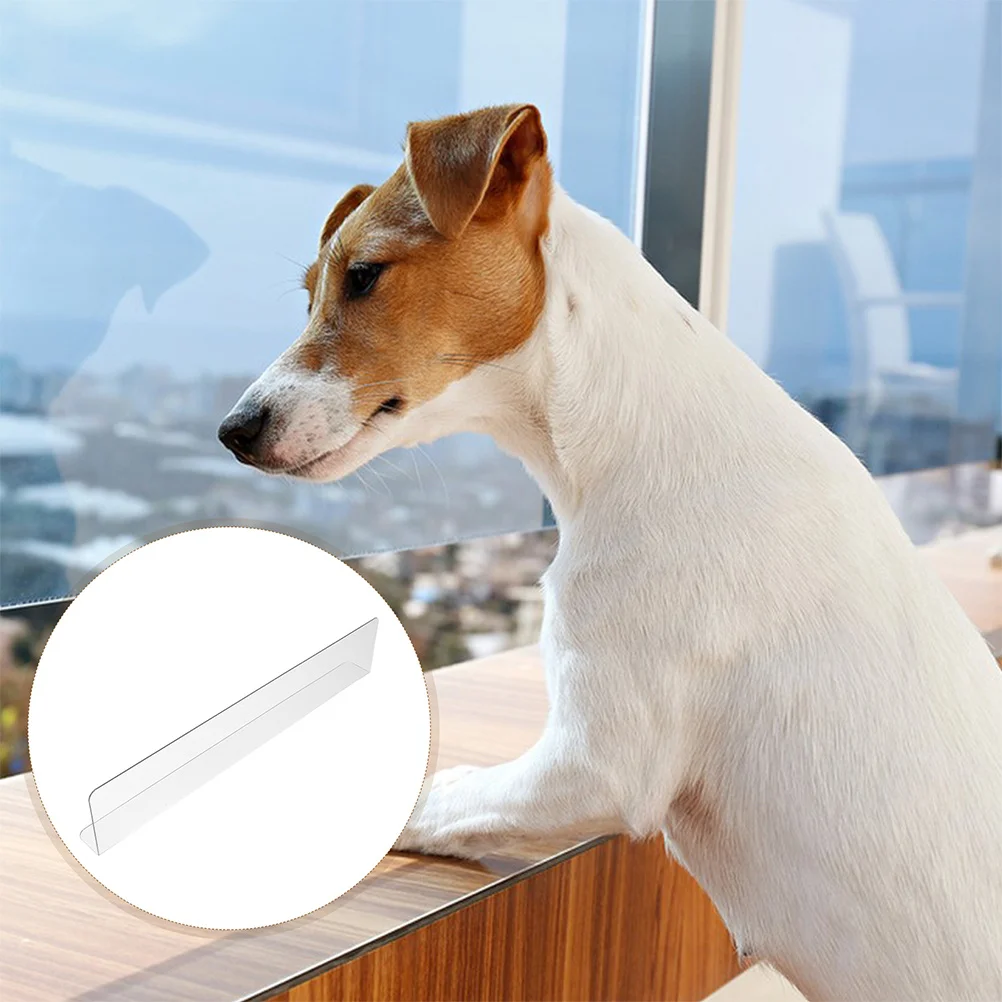 

1Set Window Sill Protection Cover Transparent Pet-Friendly Guard for Dog Cat Claw Chew Slobber Resistance Long-Lasting Scratch