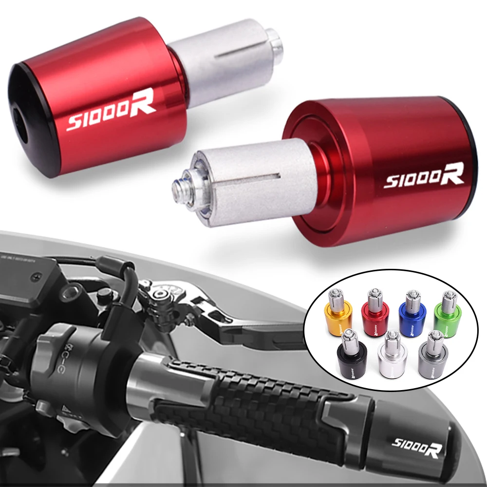 Motorrad 7/8'' Lenkergriffe Endkappen Lenker-Gegengewichtsstopfen Zubehör für BMW S1000R S1000XR S1000RR S1000 R XR RR