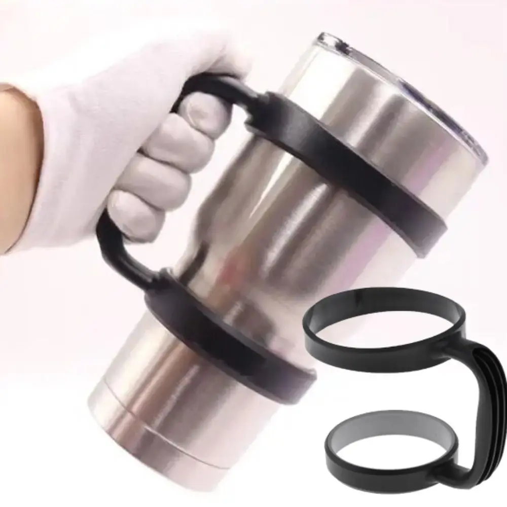 Mug Grip Double Rings Tumbler Cup Handle Durable Plastic Travel Mug Holder Insulated Car Cup Handle Thermos