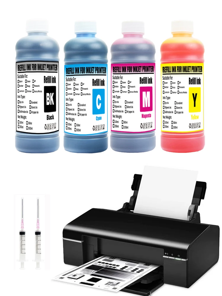 500ml Dye Ink for HP 10 82 for HP Designjet 500 500ps 800 800ps 100 110 70K550 K5400 K8600 Printer Ink 10 11 82 88