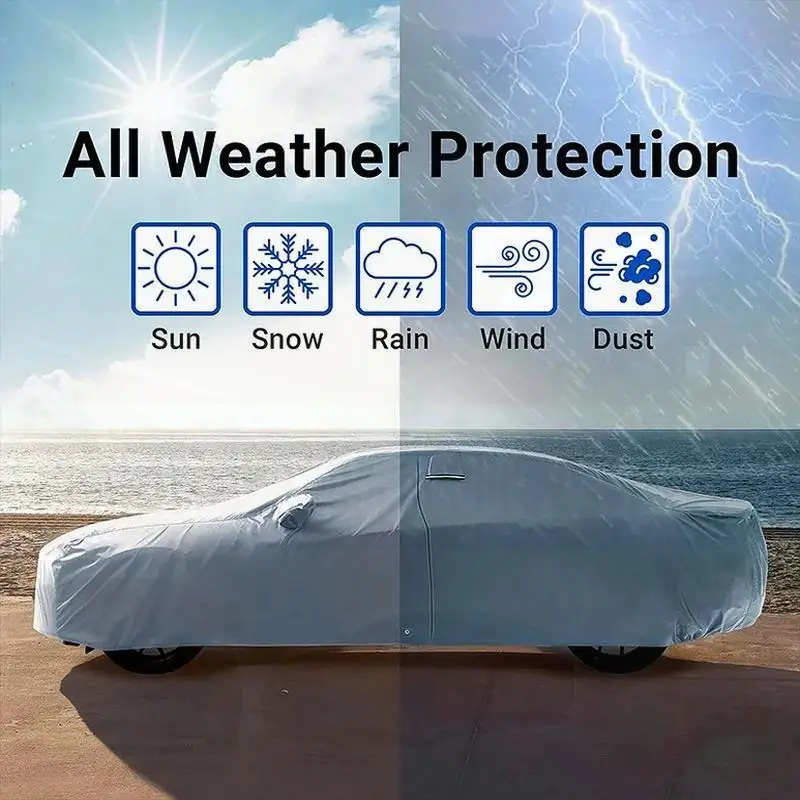 لكيا EV3 GT Line 2025 حماية خارجية غطاء الثلوج ظلة مقاوم للماء الغبار الخارجي أغطية السيارات #5