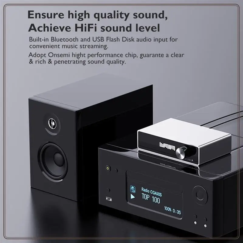 Reliable-Usb DAC Headphone Amplifier I510b Hifi Decoder Support U Disk Lossless Playback Connected To Amplifier Bluetooth,Usb DA