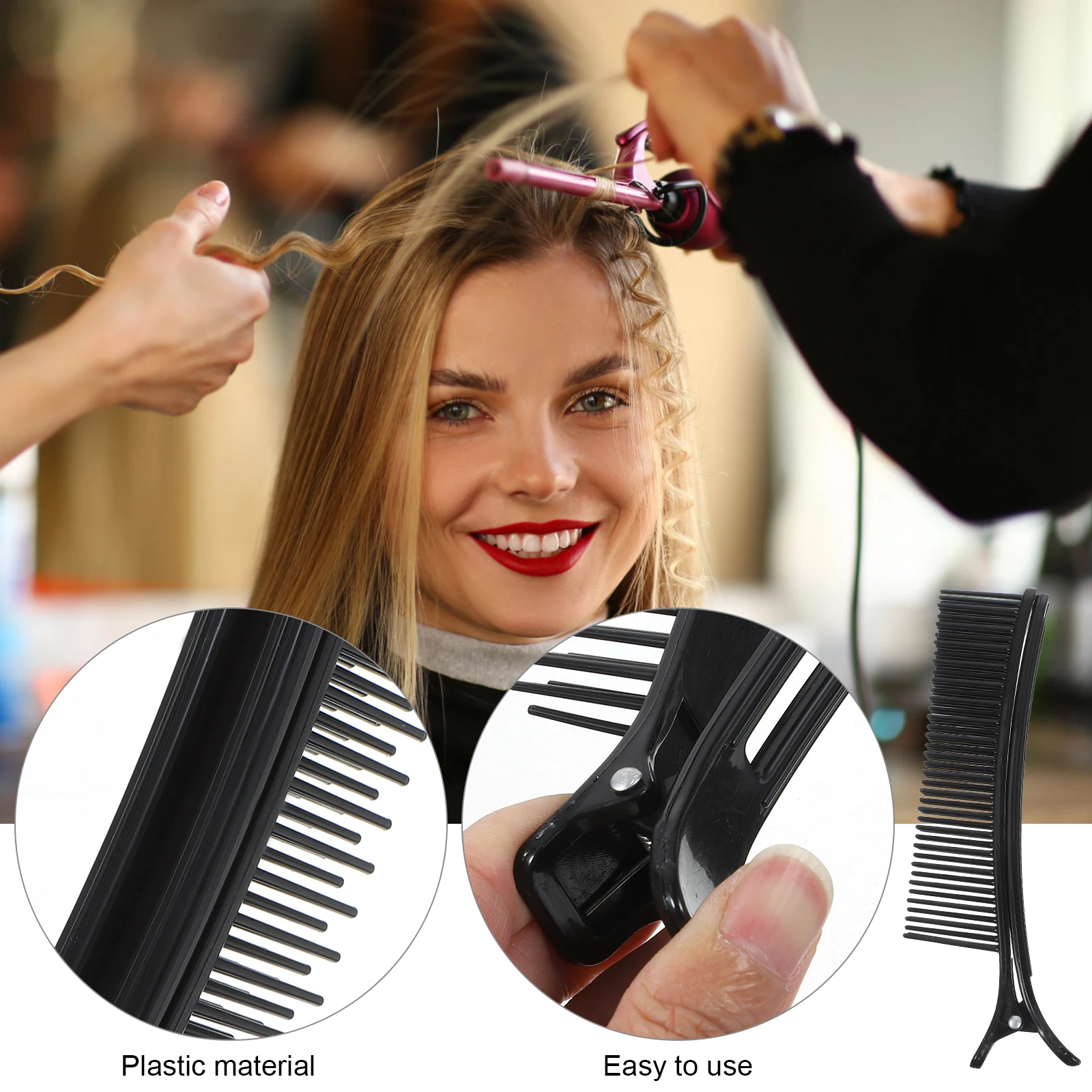

3 Pcs Layered Styling Clips Hair for Curls Volume Salon Large Women Pins Accessories Curler