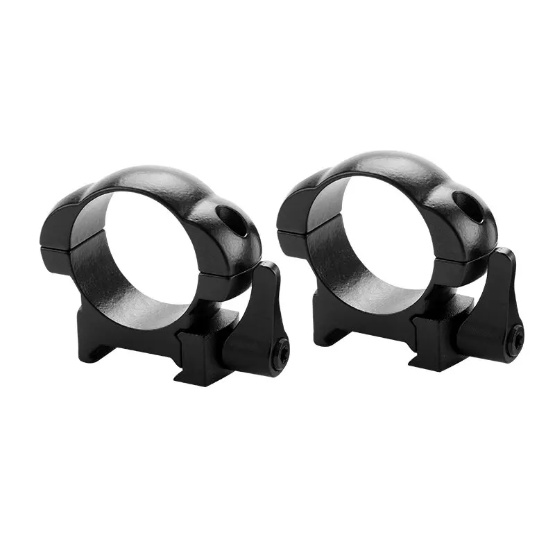 2Pcs/Set Low Profile  Hunting Rifle Scope Steel Mounts Ring for 30mmTube Scopes  21mm Picatinny Rail Tactical Flashlight Mount