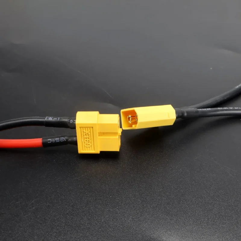 3PCS XT60 Serial Series Battery Connector Female /Male Adapter with 3.9inch 14AWG Silicone Cable for RC Lipo Battery Helicopter