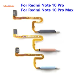 Fingerprint Sensor For Xiaomi Redmi Note 10 Pro Max Home Button Menu Touch ID Scanner Ribbon Connector Flex Cable