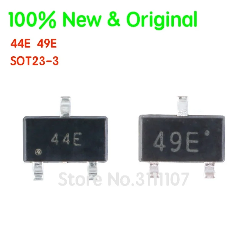 

10PCS/LOT 49E 44E Hall Effect Sensor Switch SMD Hall Element SS49E AH49E A3144E SOT23 Sensor Switch Brushless Electric Motor