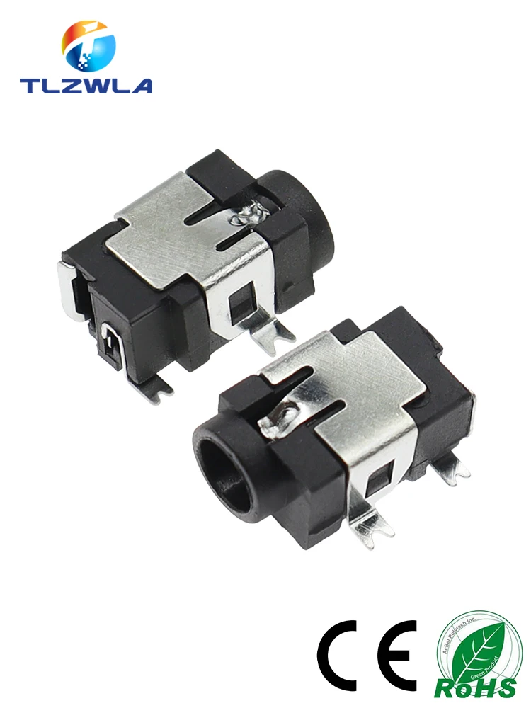 10 szt. Gniazda gniazdo zasilania DC031A DC żeńskie złącze do montażu na panelu 3.5mm 1.35mm DC-031A 3.5*1.35 — zdjęcie 2
