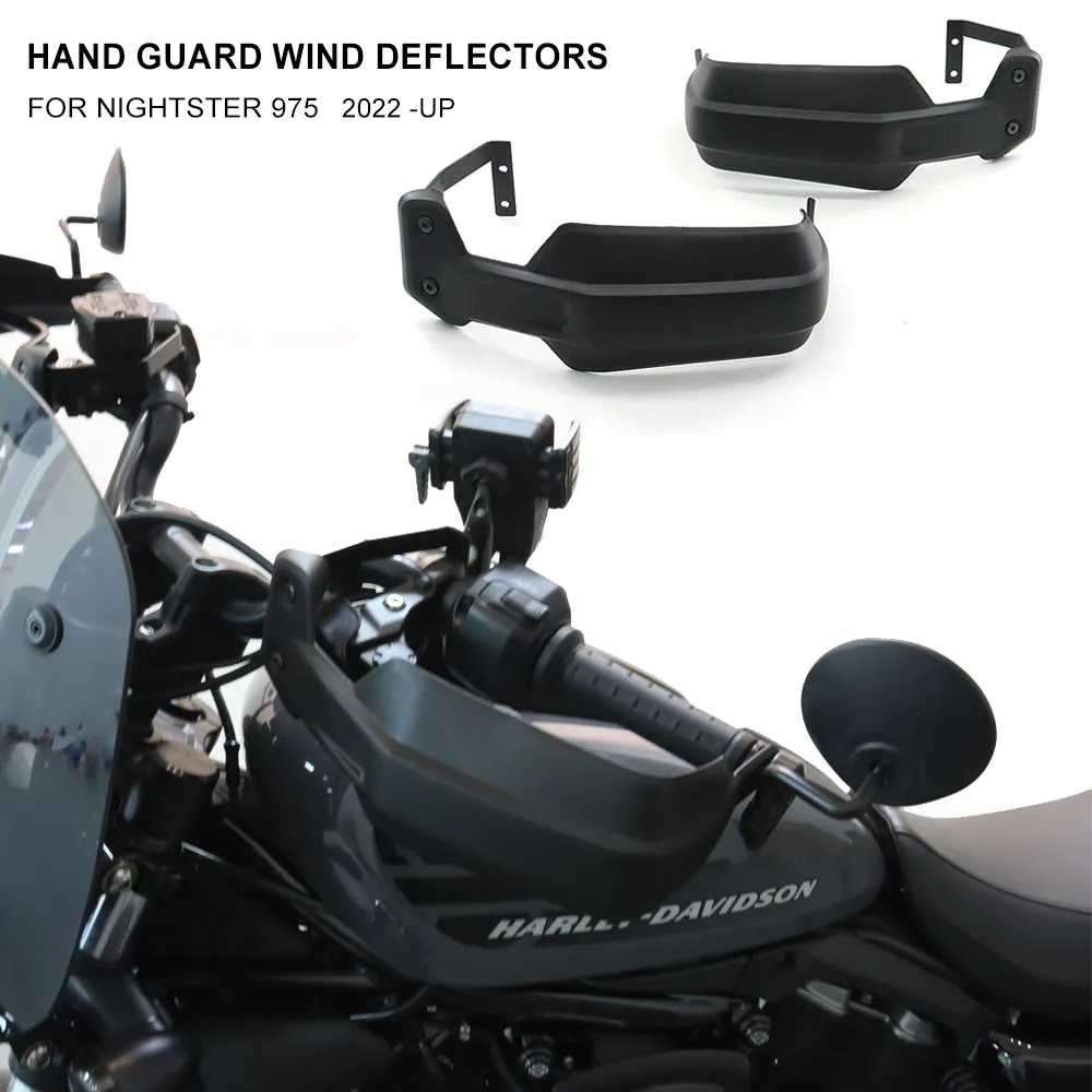 

For Harley Nightster 975 RH975 Special 2024 Handle Bar Hand Guard Handguard Brake Shell Protection Wind Shield Deflector Cover