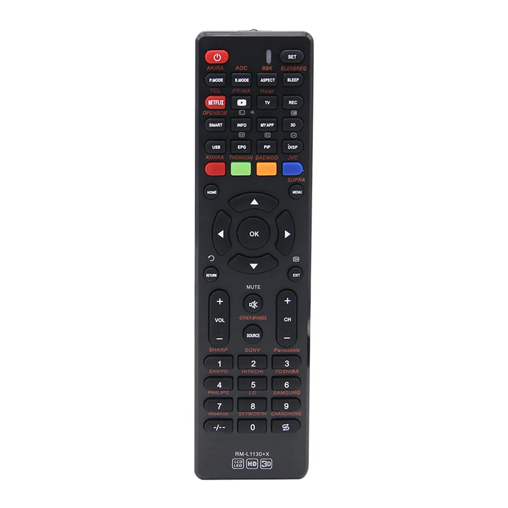 RM-L1130+X Универсальный пульт дистанционного управления для телевизора для всех брендов Smart LCD TV