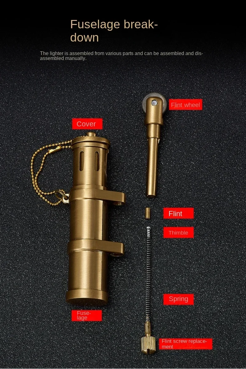 Metal Torch Lighthouse Shape Kerosene Windproof Lighter Creative Collectibles Nautical Peripheral Model Kerosene Machine