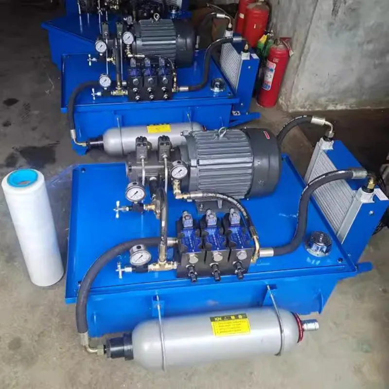 Hydraulic system machine tool oil pump press cylinder hydraulic station