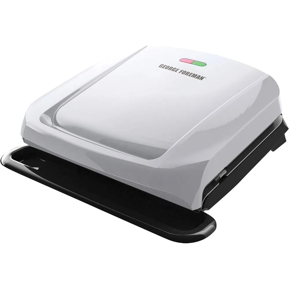 Indoor-Elektro grill, 4 Portionen, Platin