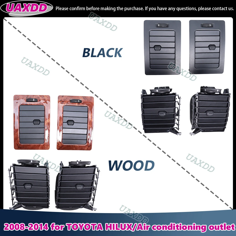 

Вентиляционная решетка кондиционера салона AC для Toyota Hilux Kun SR5 UTE Fortuner Vigo 2008-2014 Fortuner, комплект аксессуаров