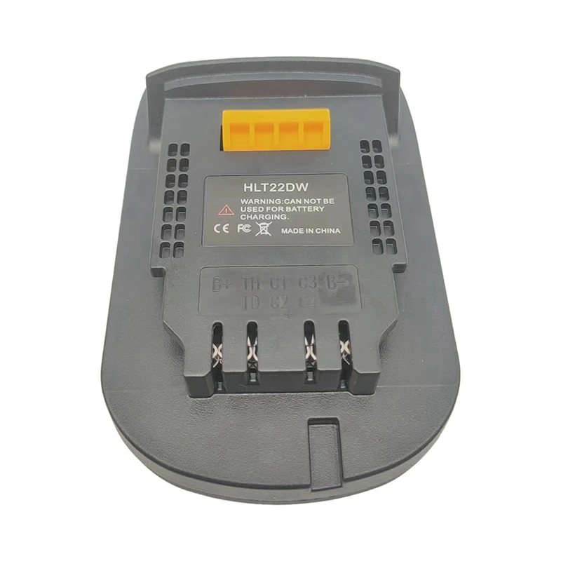 

1 Piece HLT22DW Adapter Converter Black Plastic Use For Hilti 22V Li- Battery On For DEWALT Lithium Battery Tool