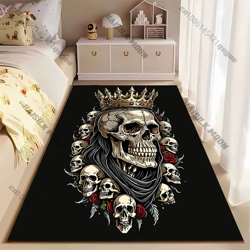 Death royalty power and decay carpet Yoga living room room decor children's crawling mat doormat area rug games mat