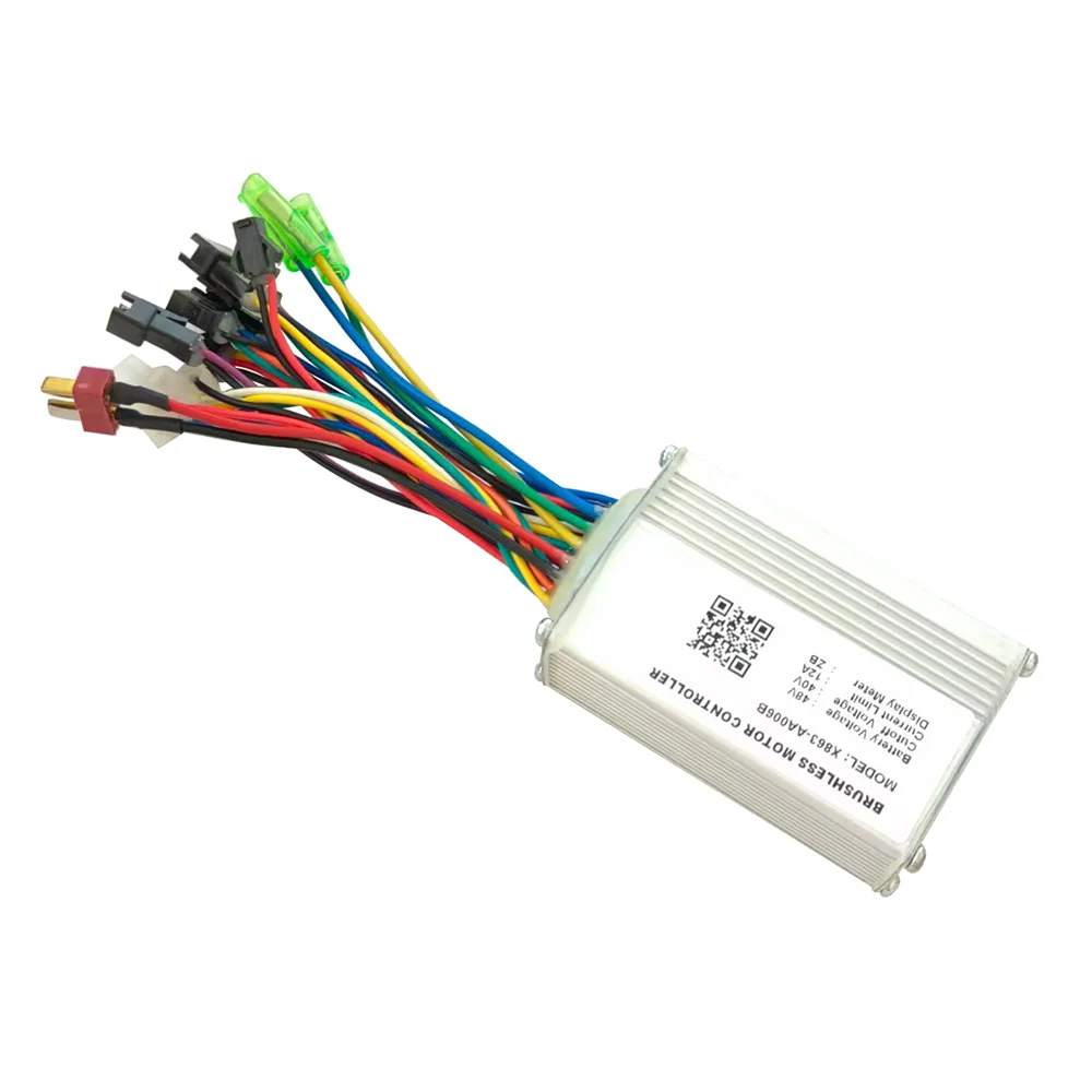 

Electric Bike Brushless Motor Controller X863-AA006B 48V 12A for ZB Protocol Display Electric Scooters MTB Speed Controller