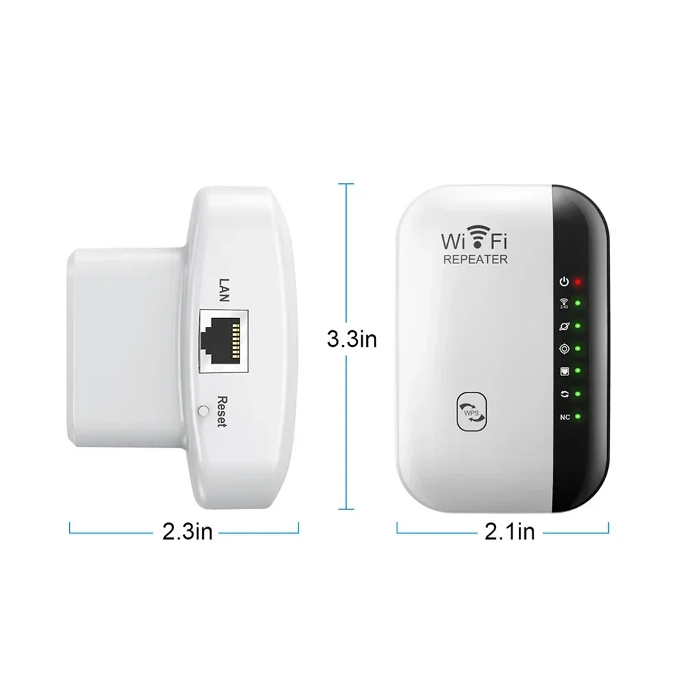 Répéteur Wi-Fi 11N 300 Mb/s sans fil pour la maison et le bureau, appareil de stérilisation à distance, amplificateur de signal réseau