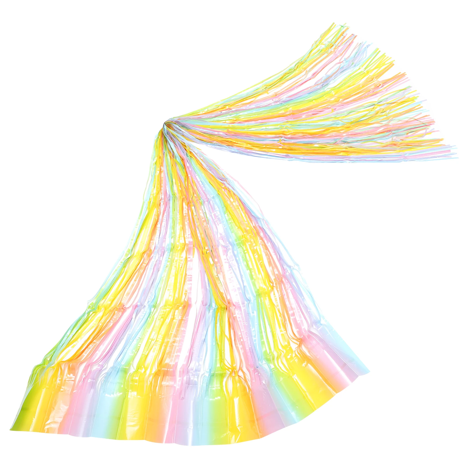 

Macaron Rain Curtains Fringe Backdrop Vertical Stripe Birthday Party Decorations Photo Props Reusable