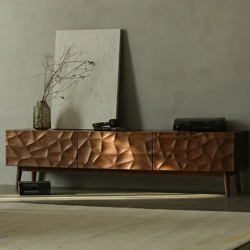Stand Wooden Mid Century Modern Rustic Tv Stand Table Filing Lowboard Muebles  Living Room