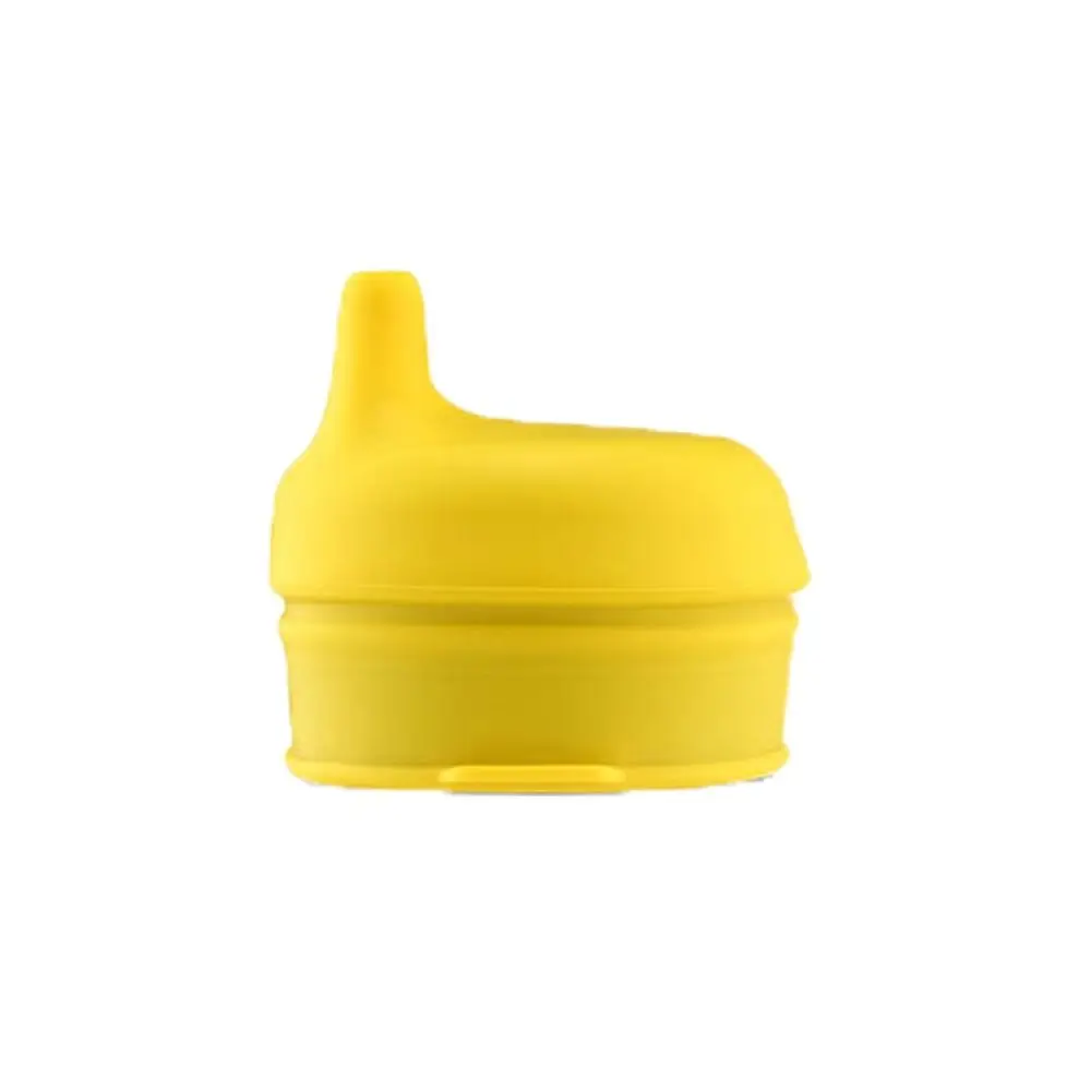 

Creative With Protruding Straw Hole Silicone Sippy Cup Lids Leak Proof Splash Proof Straw Cup Covers BPA-free Stretchable Kids