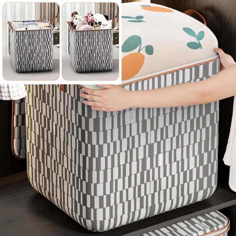 

Large Capacity Dust-Proof Sweater Blanket Organizer Box Quilt Storage Bag Clothes Organizer Storage Bag Handheld Luggage Bag