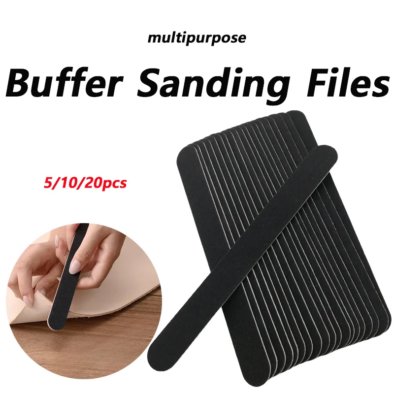 Multipurpose Double Sided Nail Files Sanding Buffer Block for Nail Art Leather Buffing Pedicure Manicure Tools Accessories