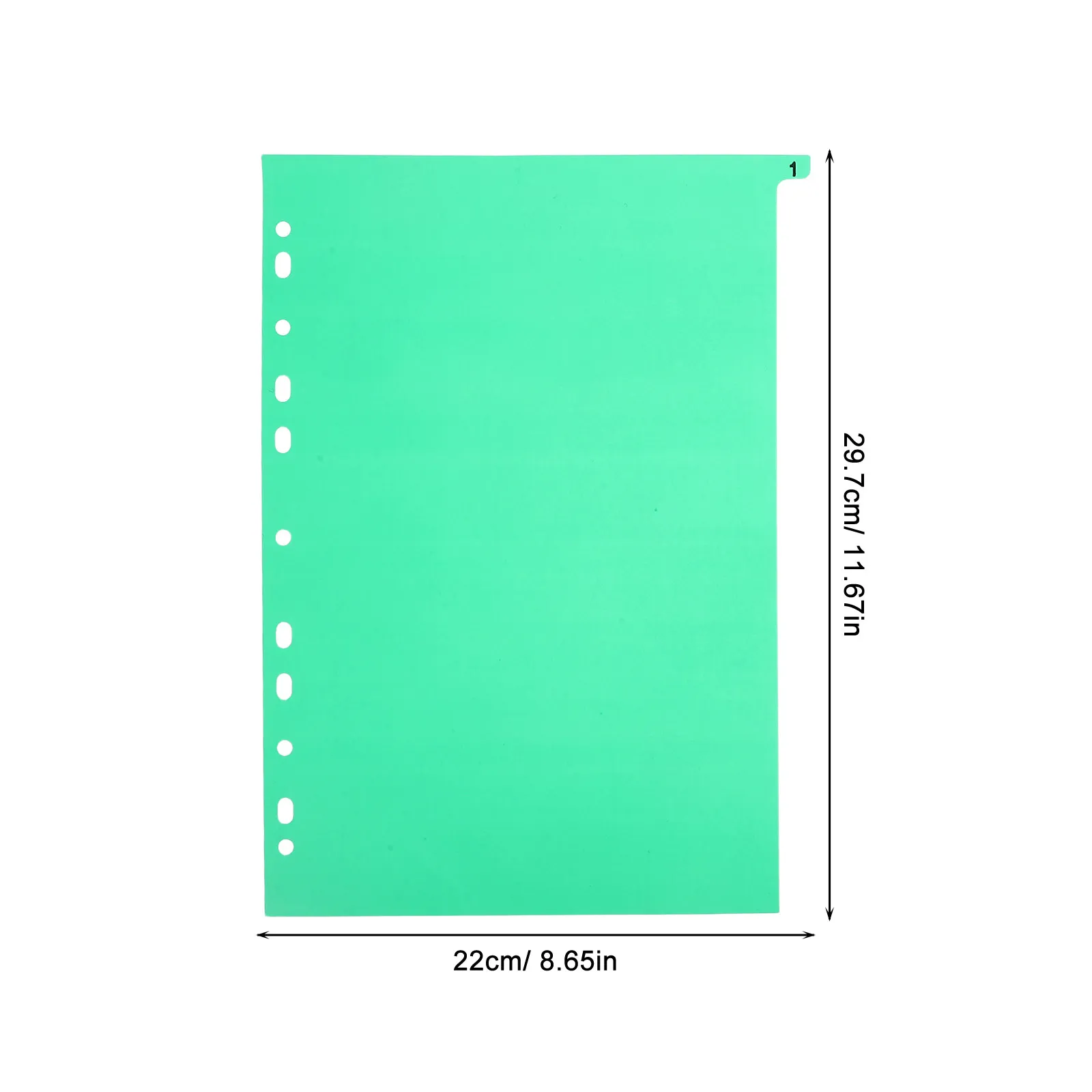 62Pcs Multicolor Index Divider Pages Plastic Binder Separators for Office School Planners File Organization Tabs Sticky