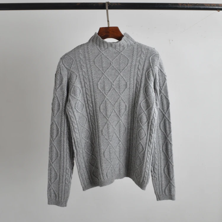 

Женская длинная вязаная основа Sve, осенне-зимняя новинка, теплый трикотаж с маленьким воротником, однотонный твист