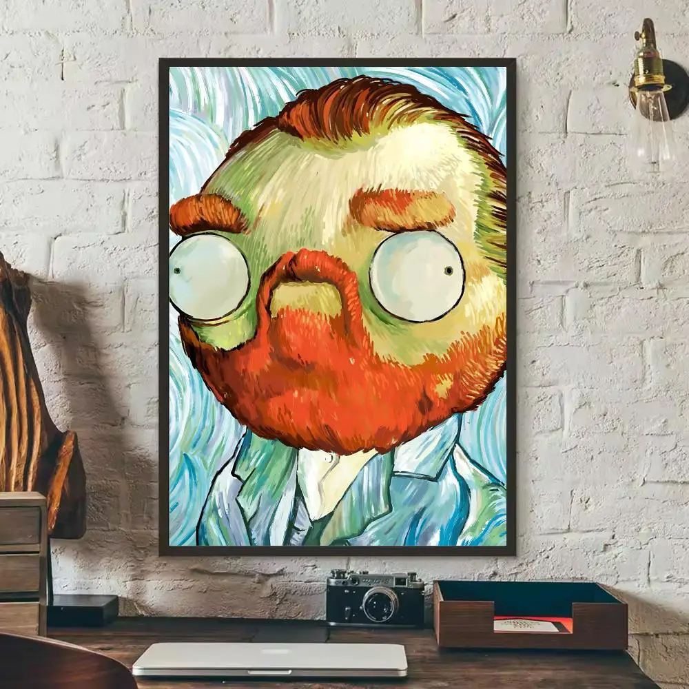 Van Gogh Second Creation Lustiges Poster für Zuhause, Wohnzimmer, Schlafzimmer, Bar, Flur, klebrige Wandkunst, Druck, ästhetische Dekoration – Detail 10