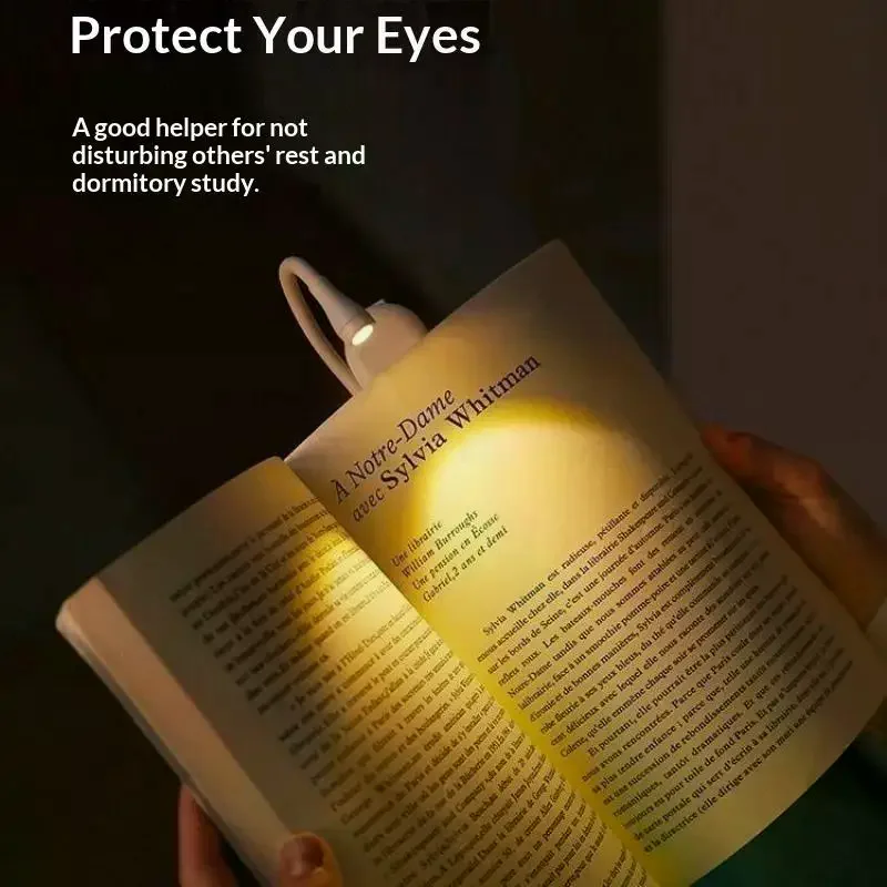 携帯用クリップ式LED読書灯、USB充電式、本に挟んで使える - Books のレビューと価格