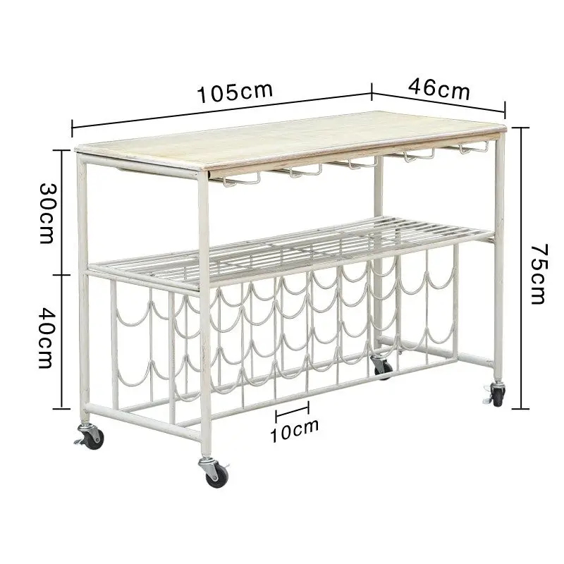 American outdoor terrace solid wood flower stand balcony retro multi-layer shelf courtyard flower pot stand floor-to-ceiling