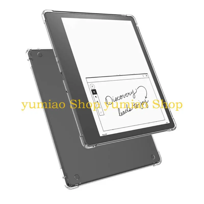 587B Light Silicone Clear TPU Case for Scribe 10.2inch 2022/2024 with Builts In Pen Holder Air bag