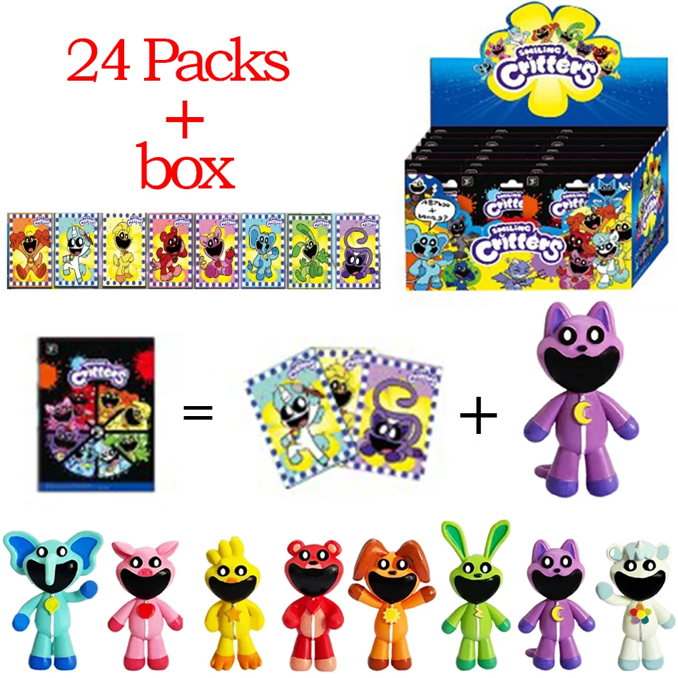 Anime Smiling Critters figures Mystery Box Blind Box Toys Gifts for  Fans Adults Figure Decorative Kids birthday Christmas Gifts