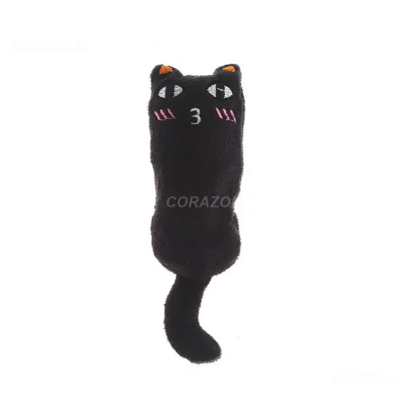 Catnip Toy Soft Funny Cute Mini Interactive Chewing Squeaky Toy Cat Doll Lovely Creative Plush Cat Toy Pet Accessories