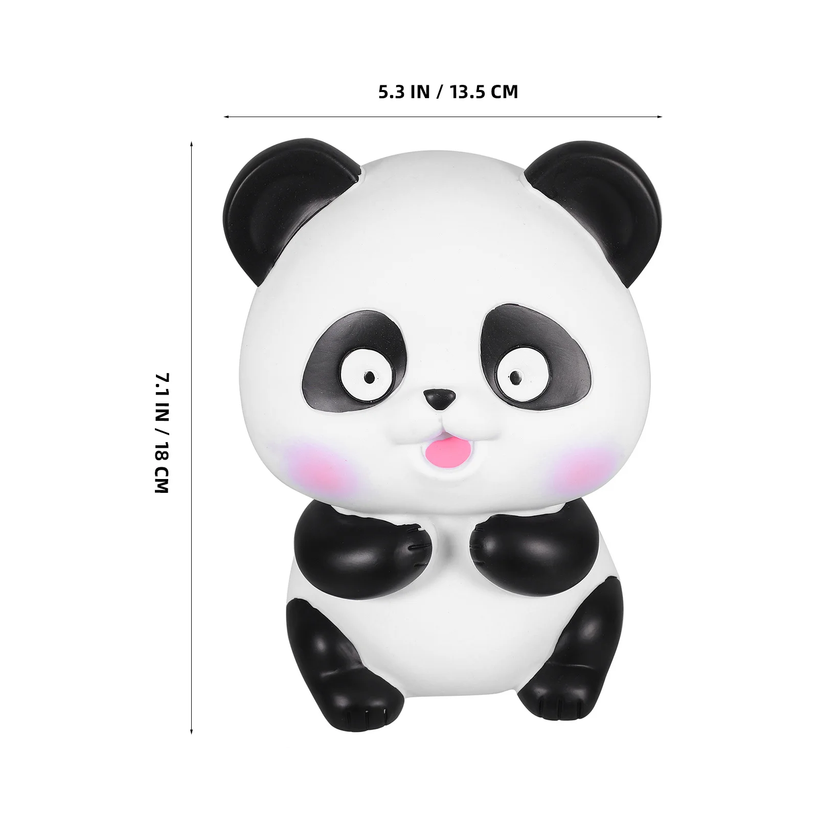 الباندا شاتيربروف بنك المال الكرتون عملة توفير جرة سعة كبيرة الحيوان حصالة على شكل حيوان للأطفال جرة توفير العملات المعدنية