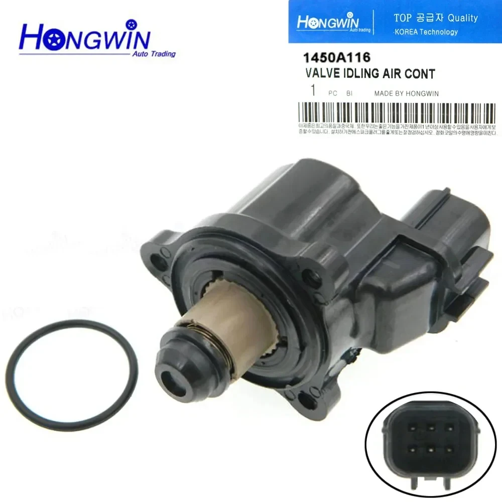 For Mitsubishi Lancer Chrysler Dodge Eclipse New Air Control Valve IACV MD628174 MD613992 MD619857 1450A116 With Gasket O-Ring