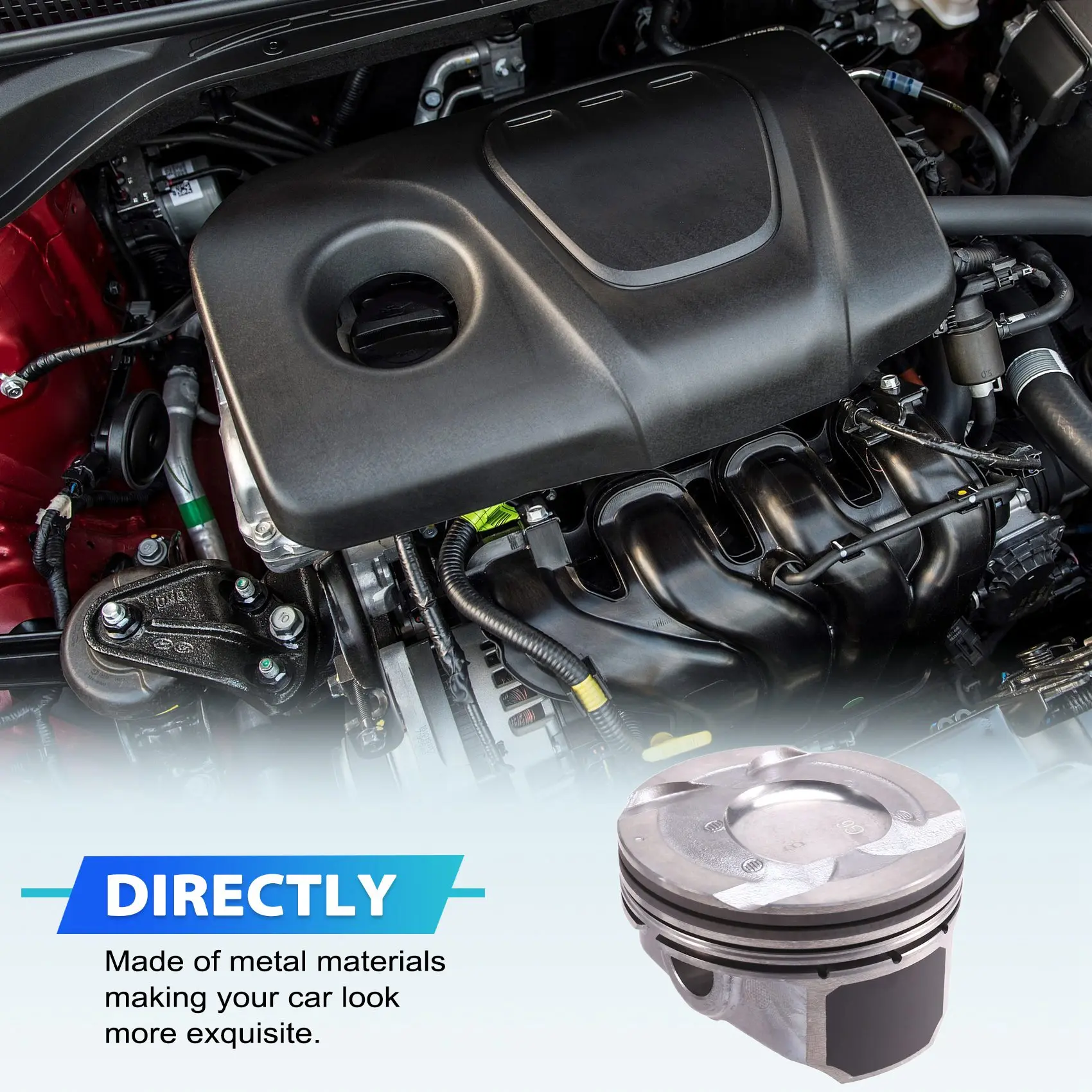 

VC-Innovative-1Set/8Pcs 1.6L Engine Pistons Pin Kit 23040-2B600 For Hyundai Accent Kia Soul Rio 2012-2017 23041-2B610 23041-2B62