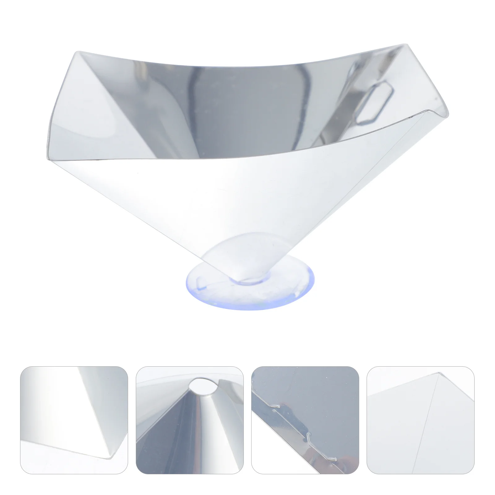 4pcs 3D Holographic Projector Mini Portable Suction Cup Smartphone Display Physics Experiment Kit For Kids Diy Science