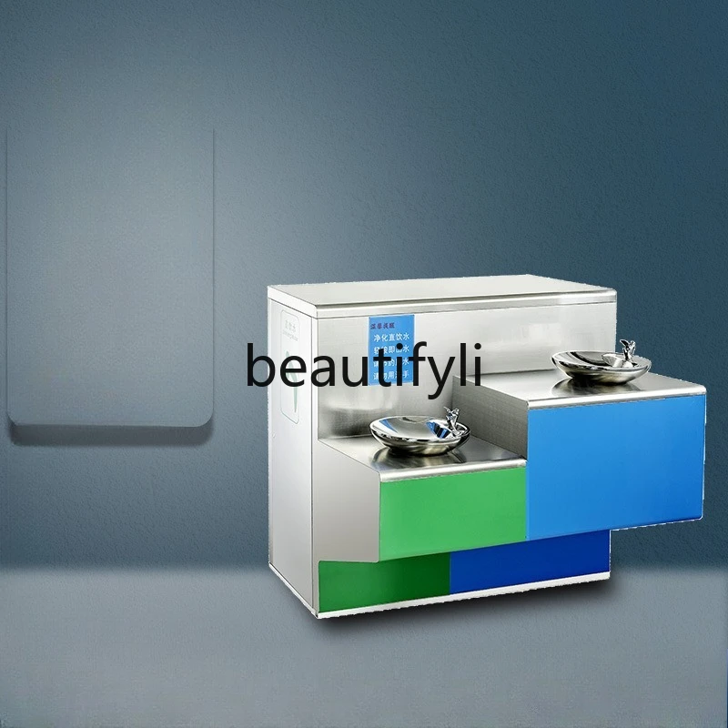 

Creative Outdoor Direct Drinking Machine Irregular Shape Wash Basin Stainless Steel Drinking Station Public Community Wash Basin