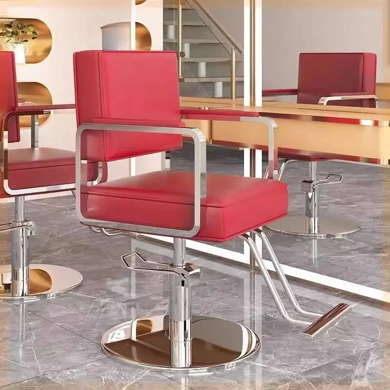 كراسي صالون الحلاقة الجمالية المهنية ماكياج تصفيف الشعر البراز كراسي الحلاق مستحضرات التجميل سيلا دي باربيريا أثاث الحلاق