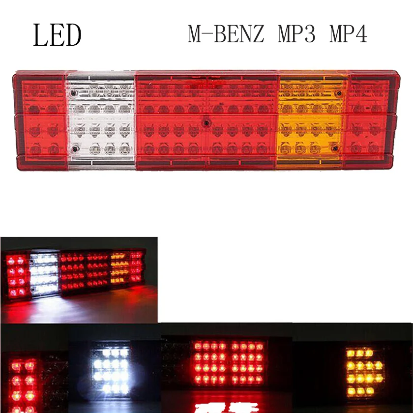 24v Led  European Truck Tail Lamp M-Benz Actros MP1 MP2 MP3 ATEGO AXOR European Truck Rear Lamp E APPROVE 0015436370 0015406270