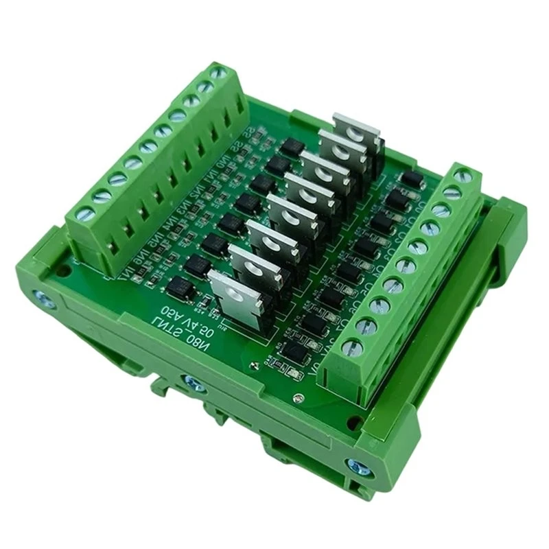 ABEZ 8-Channel Relay Module PLC Signal Drive Output Amplifier Board Industrial Control Board Industrial PLC Controller