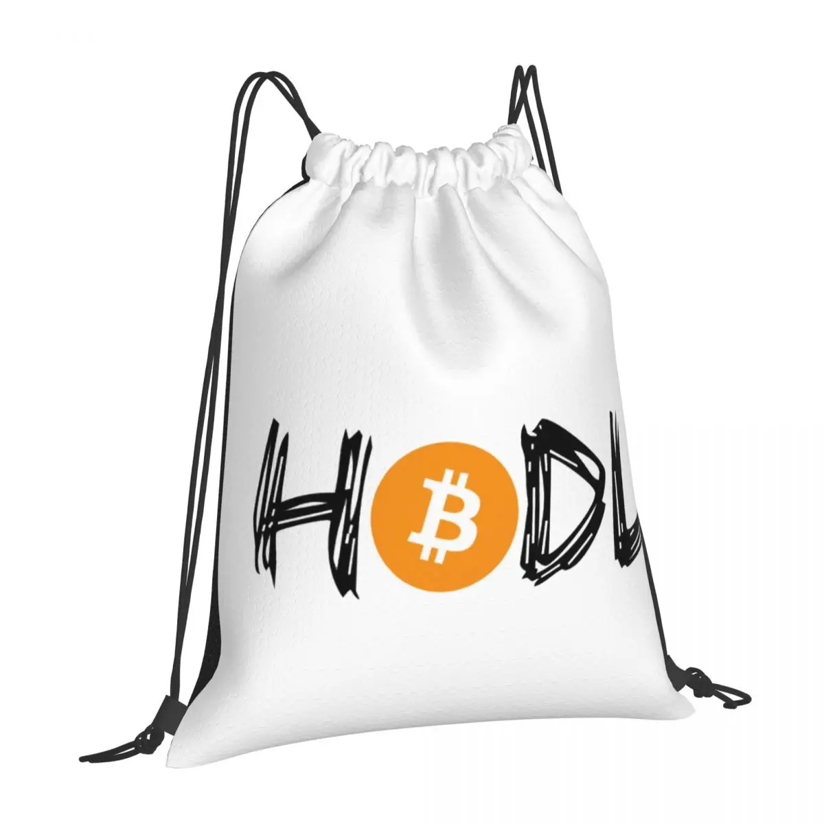 Ransel Humor Tas Serut Grafis Tas Gym HODL Bitcoin BTC Crypto BTFD Tas Punggung Serut Grafis