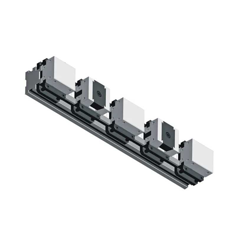 GIN-64008B-MKS-B Modular Parallel Vise Multi-station Precision Clamp Flat Mouth Vise
