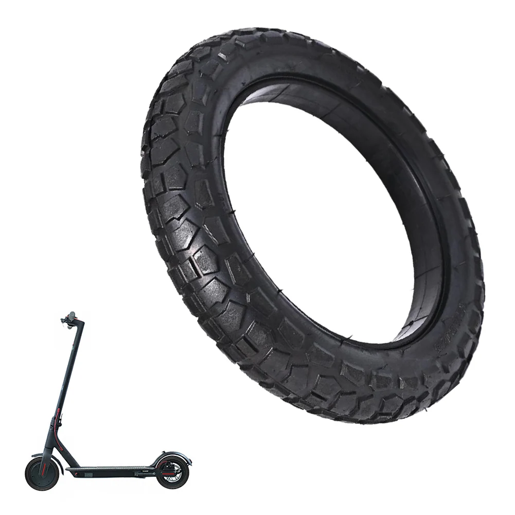 12x2.4 Solid Tire for Electric Scooter and For ebike - Non Inflatable Design with 51mm Tire Width and 26.5mm Toe Width