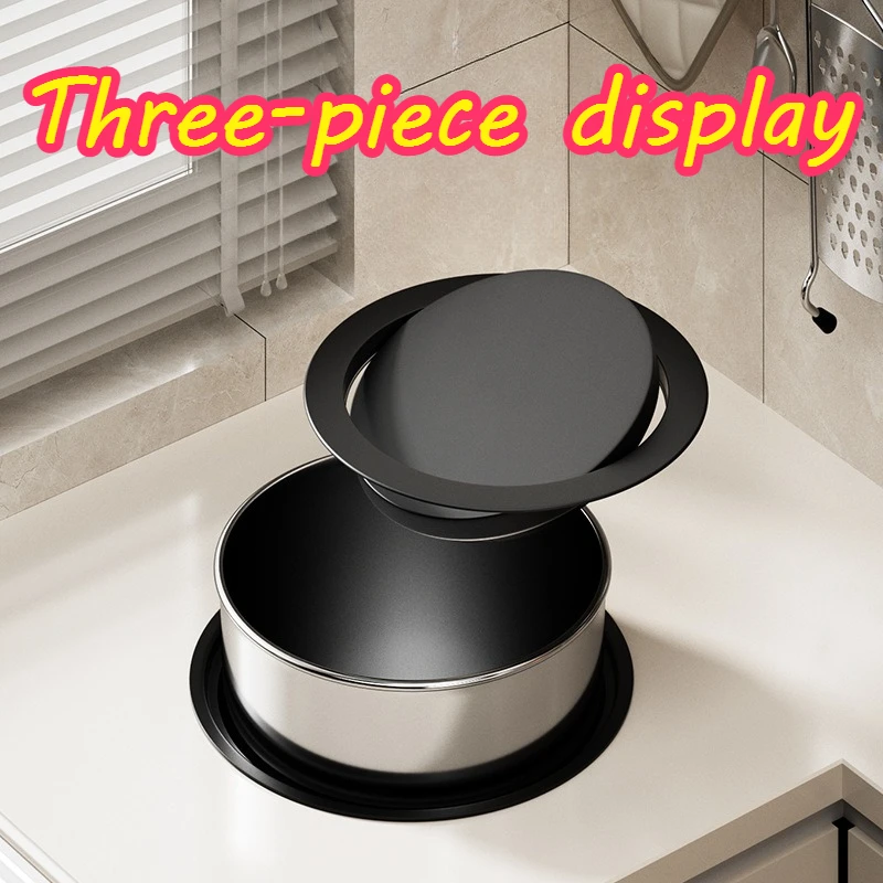 Kitchen In-wall Hanging Trash Can Rust-proof Wear-resistant Waste Bins Thickened Stable Large Capacity Household Cleaning Tools