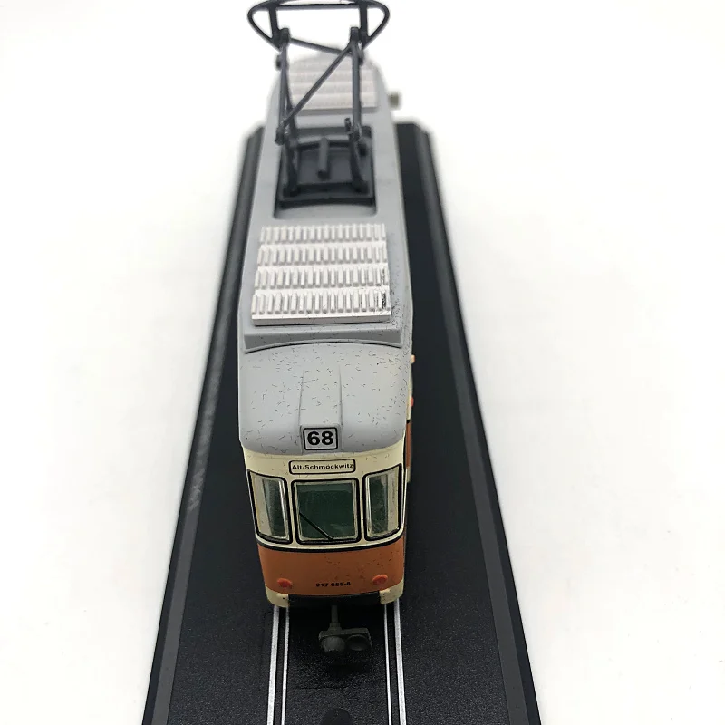 1: 87 train scene old-fashioned retro tram model  Finished product model