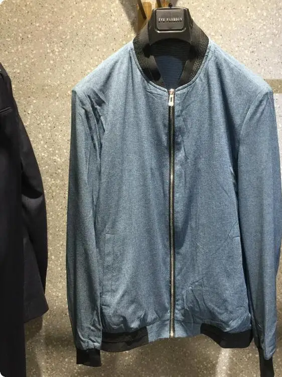 

Men's Spring Summer Lightweight Comfortable Busin Casual Jaet Drapey Sle Slim Fit Long Sve ort Length Coat