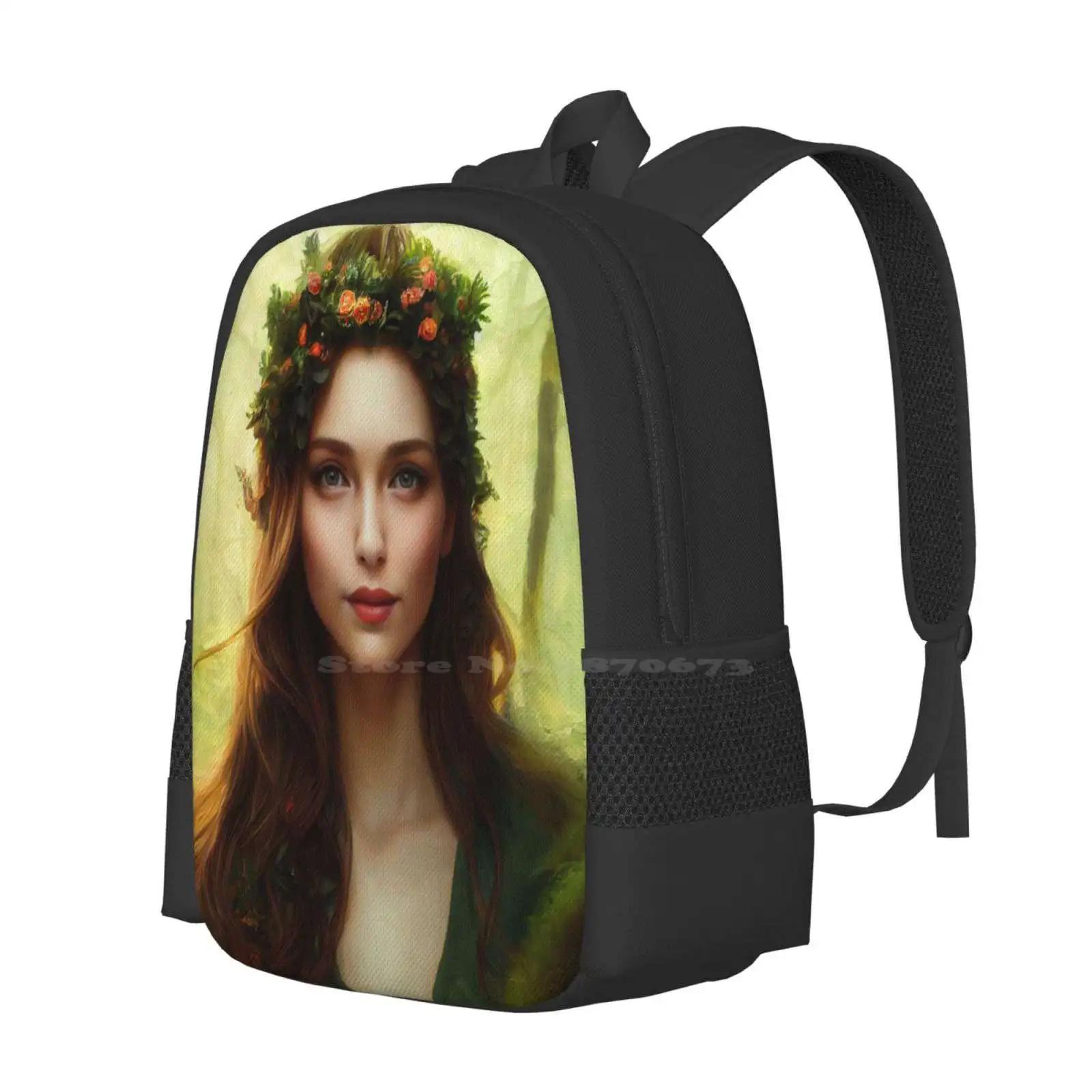 Willow Bag Backpack For Men Women Girls Teenage Fairy Elf Forest Woods Magical Female Girl Woman